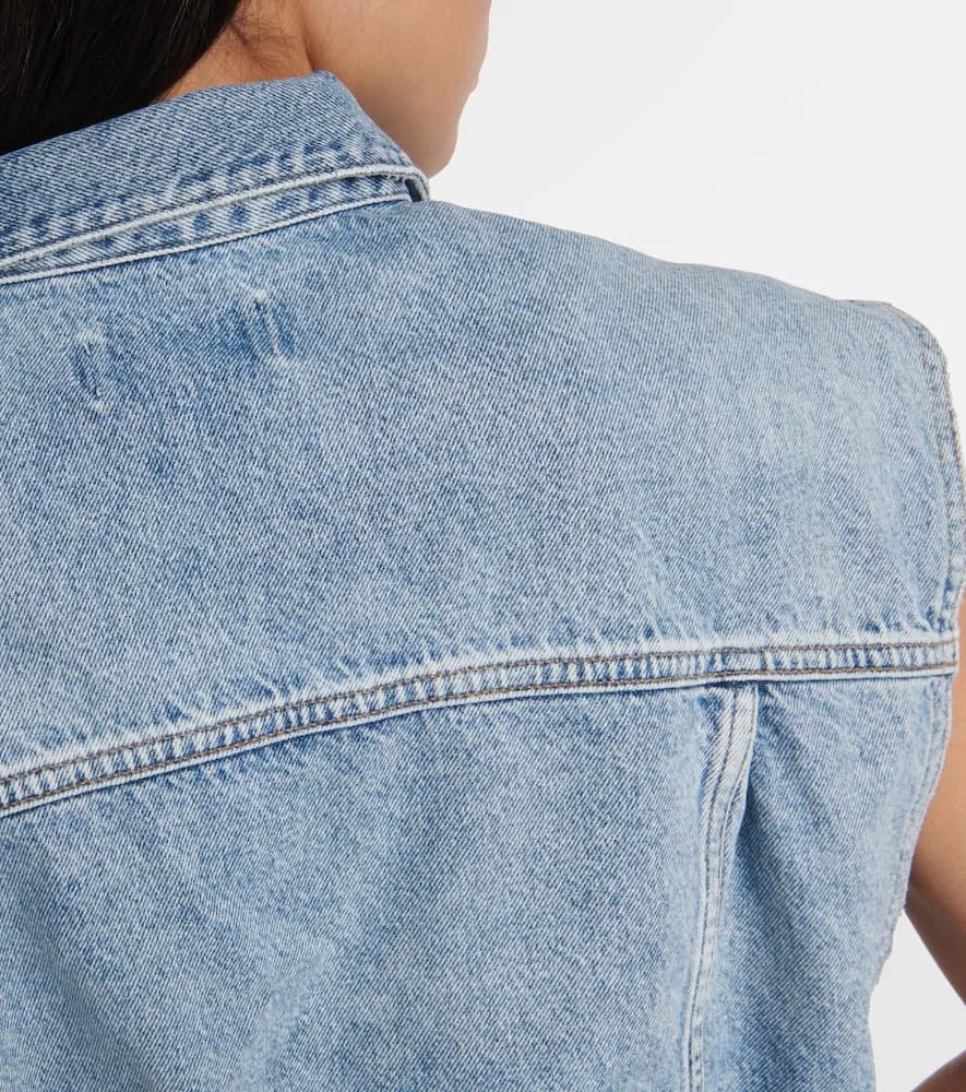 Agolde Charli denim vest