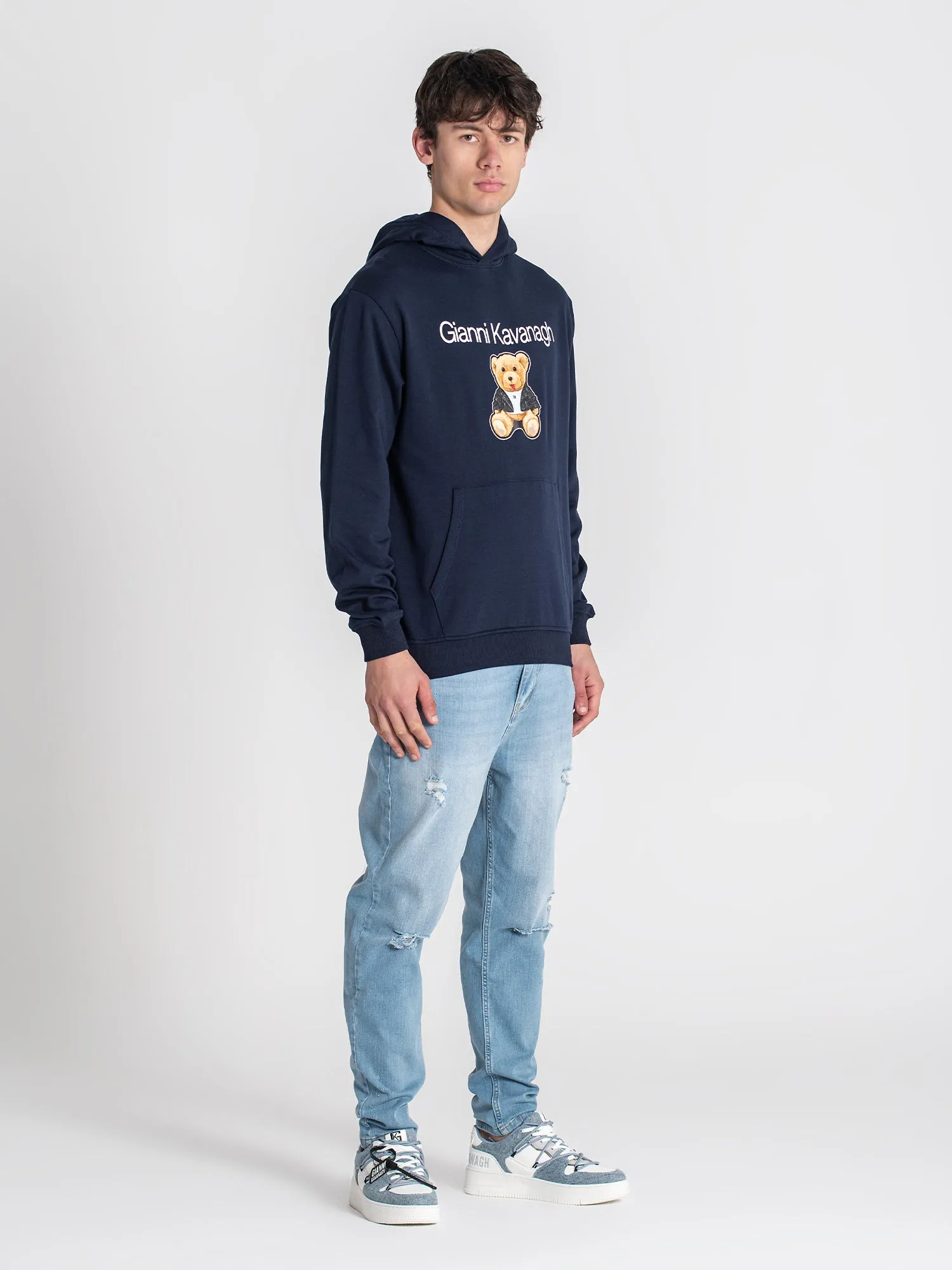 Blue GK Teddy Bear Hoodie