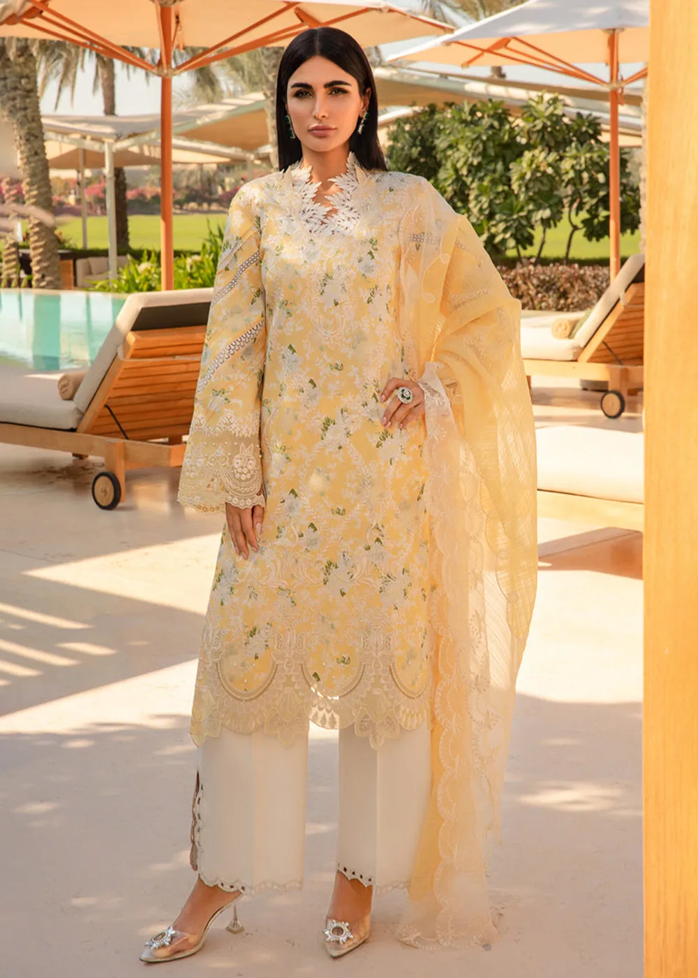 Carnation Summer Lawn Collection '24 by Rang Rasiya | ARIANA