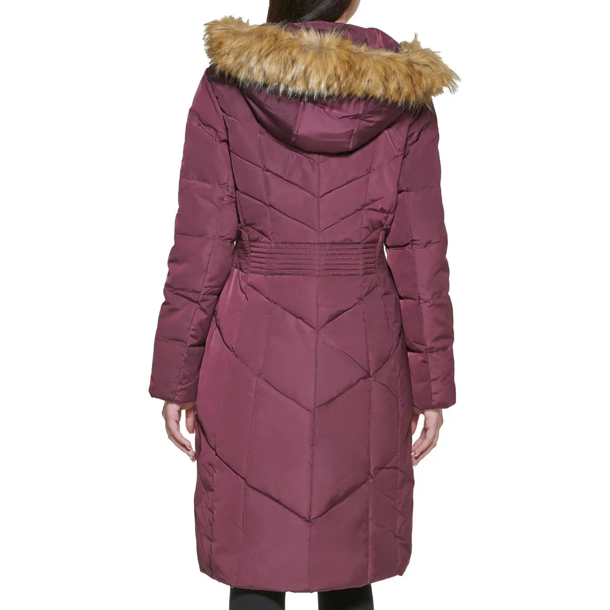 Cole Haan Womens Insulated Hooded Down Coat