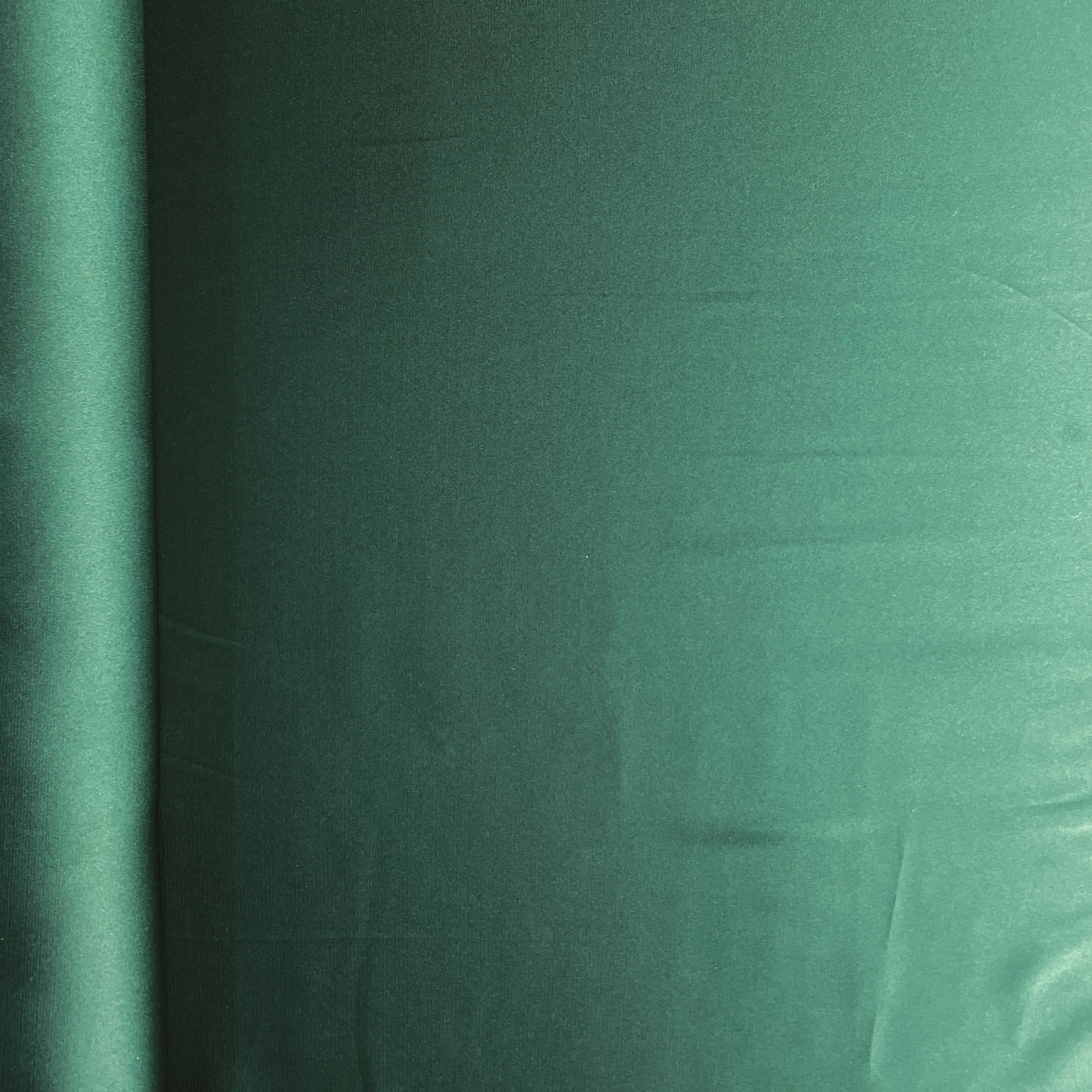 Dark Green Solid Zara Satin Fabric 18723