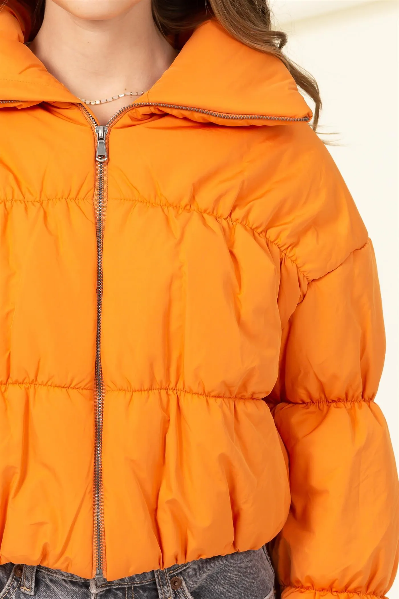 Fall For  You Cute Puffer Jacket