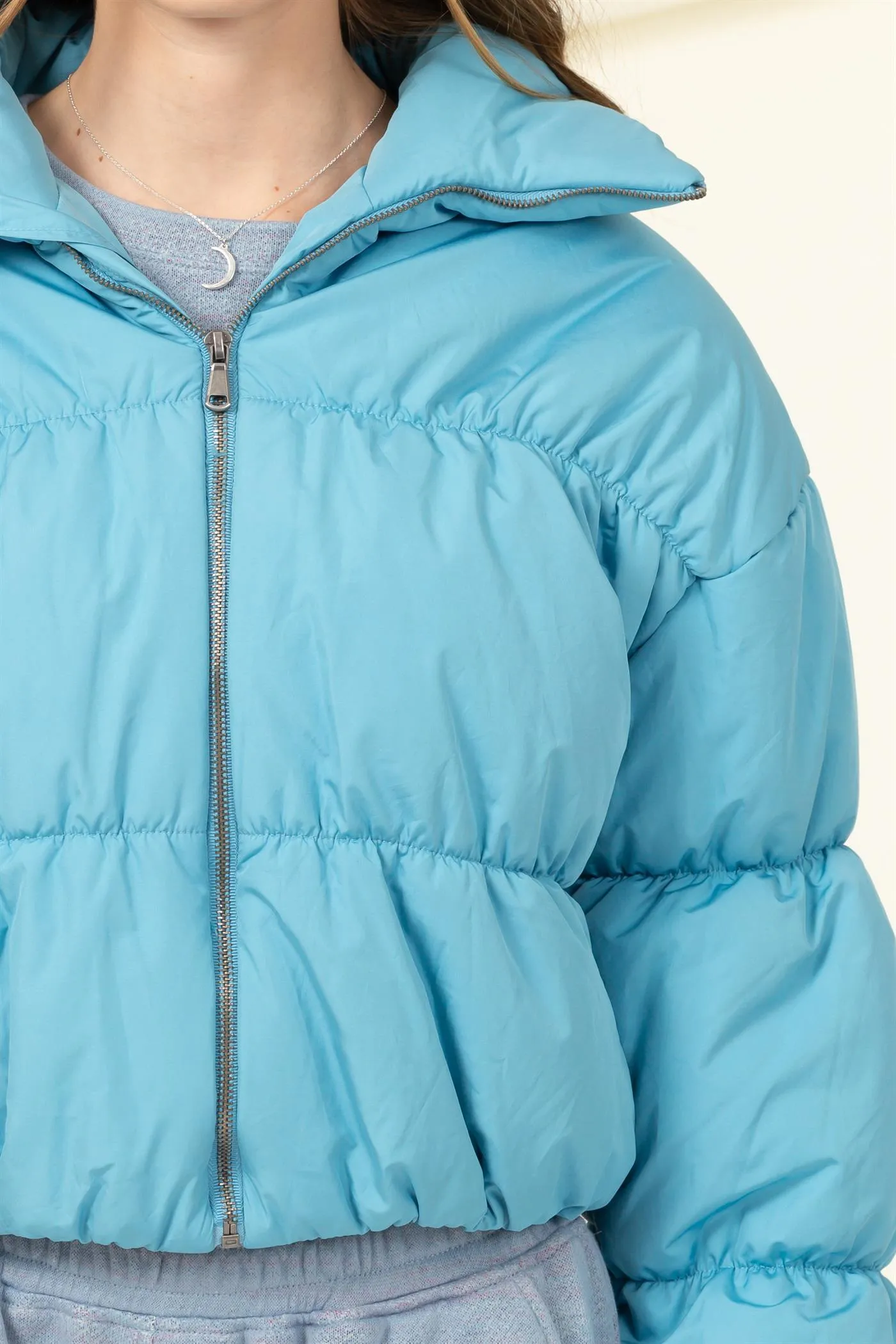 Fall For  You Cute Puffer Jacket