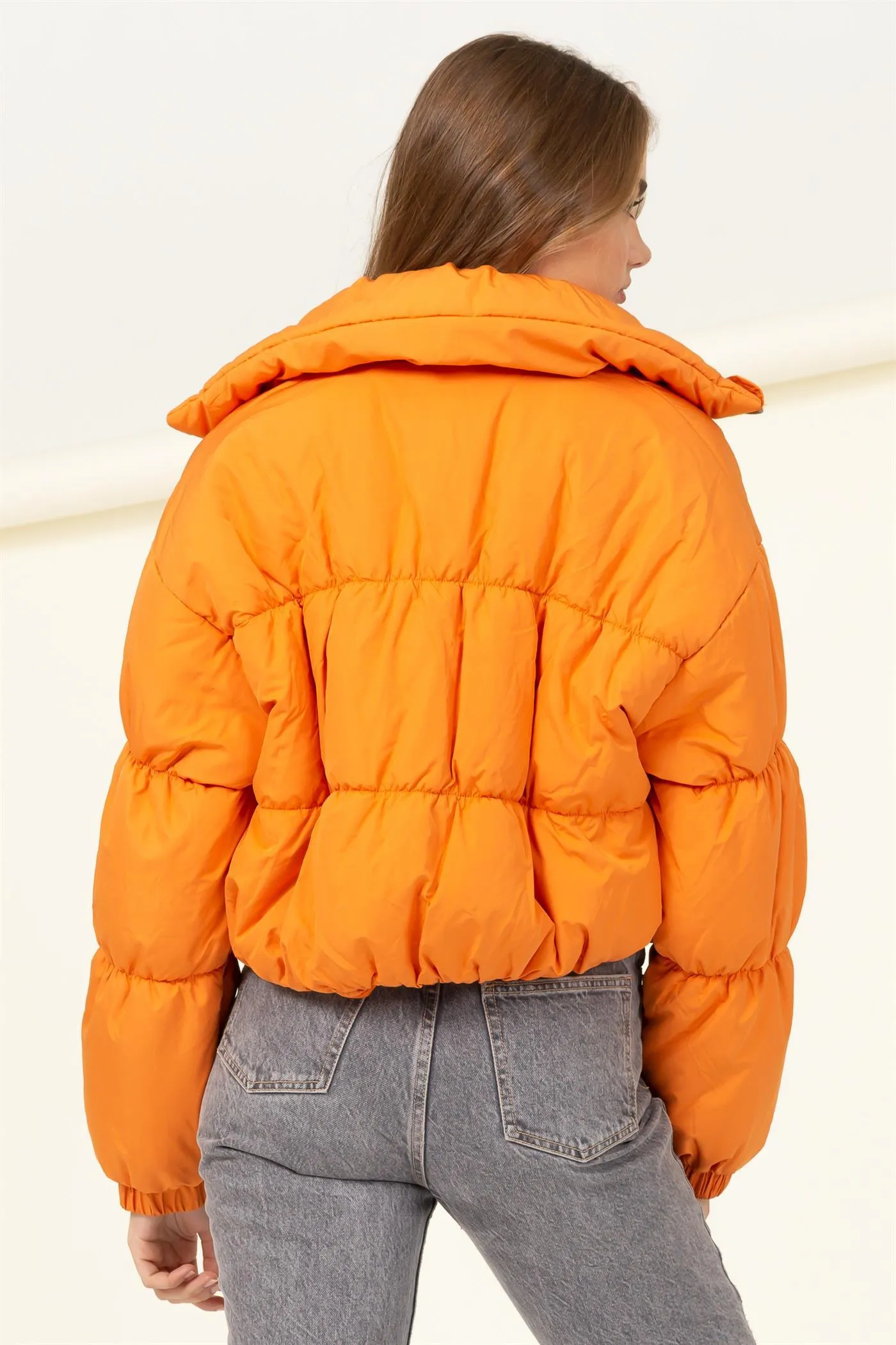 Fall For  You Cute Puffer Jacket