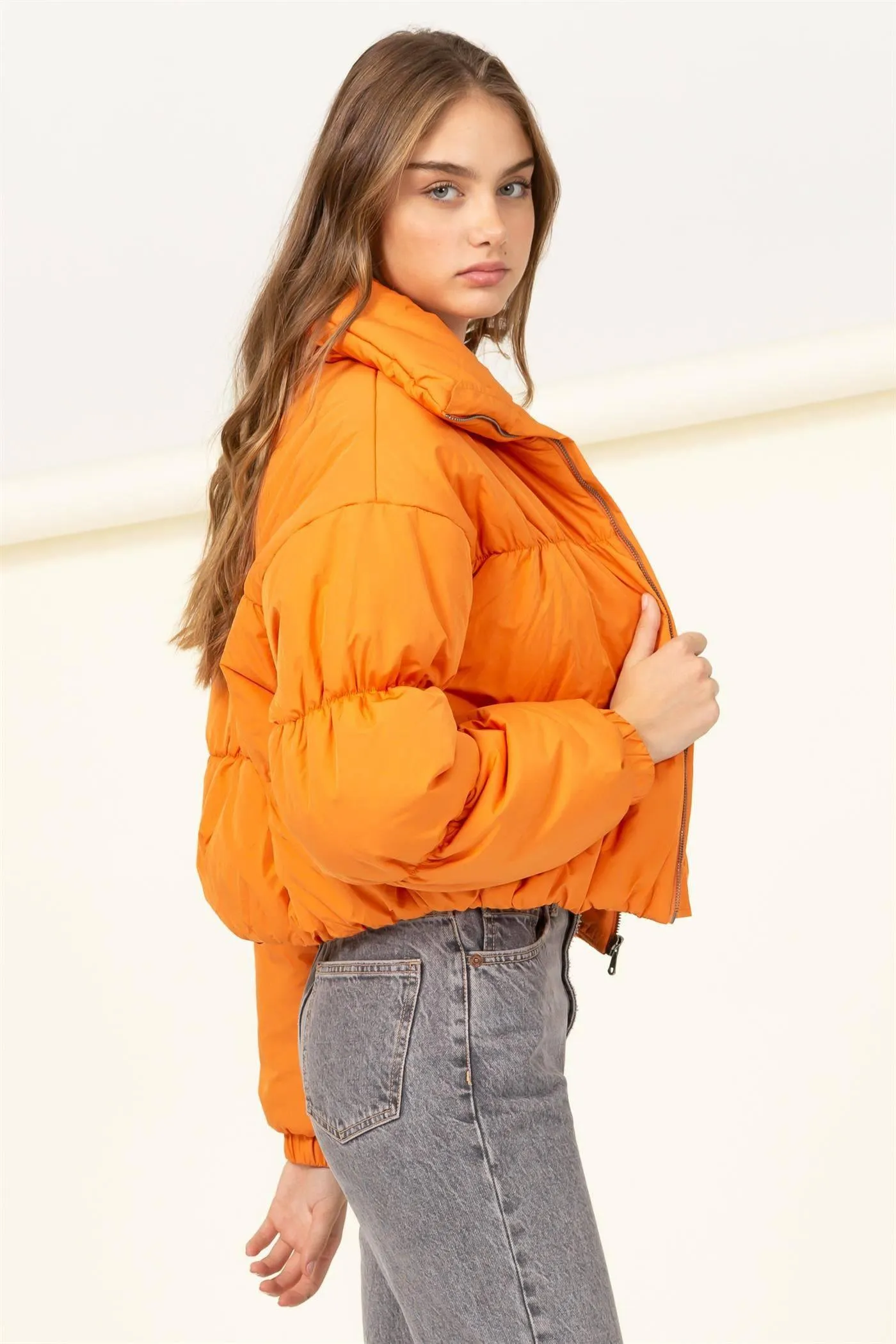 Fall For  You Cute Puffer Jacket