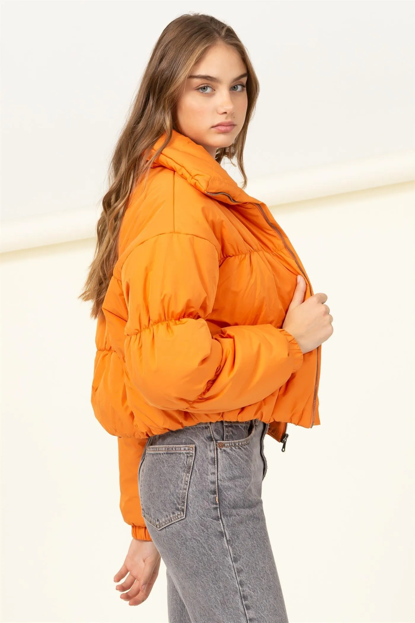 Fall For  You Cute Puffer Jacket