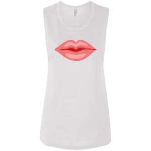 Luscious Lips Ladies' Flowy Muscle Tank