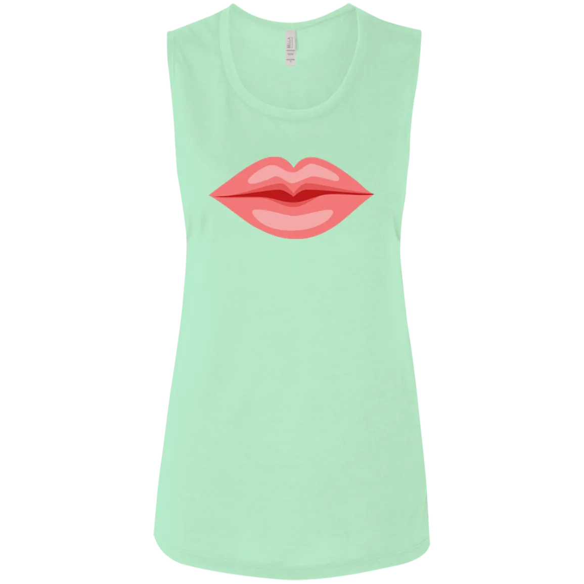 Luscious Lips Ladies' Flowy Muscle Tank