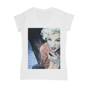 Marilyn Classic Women's V-Neck T-Shirt