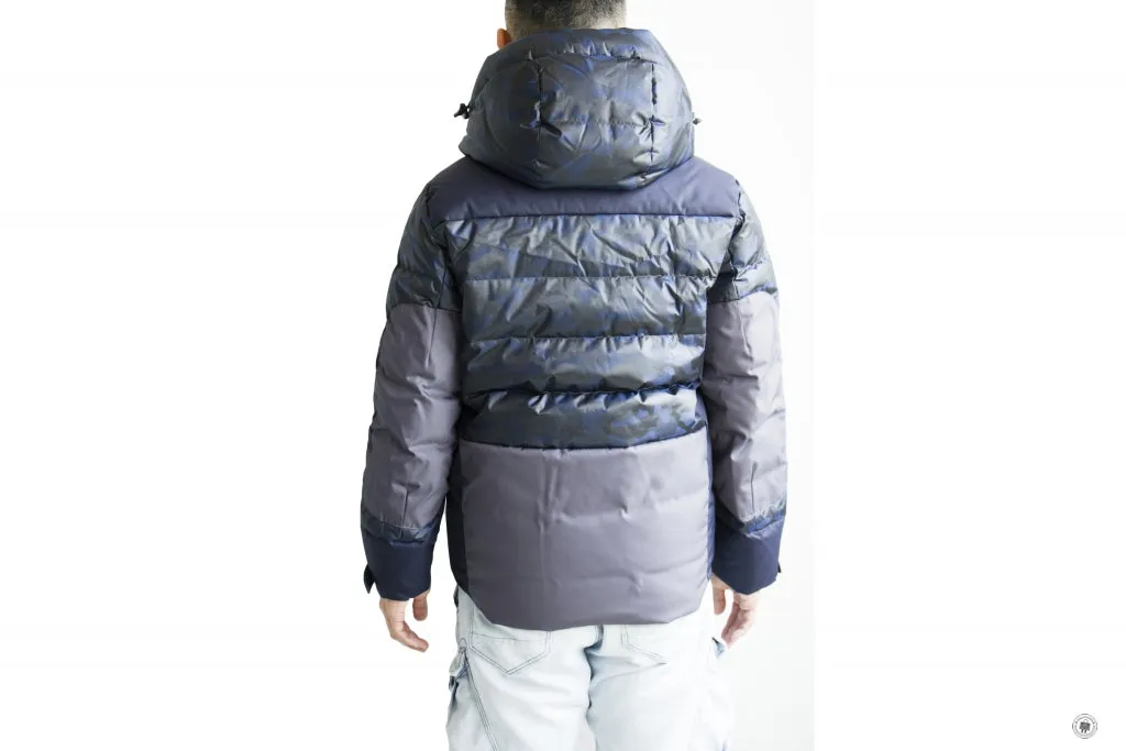 Moncler 41853-57623 Kander Nylon Camo Down Ski Jacket Blue Camo / 771 1 Jackets