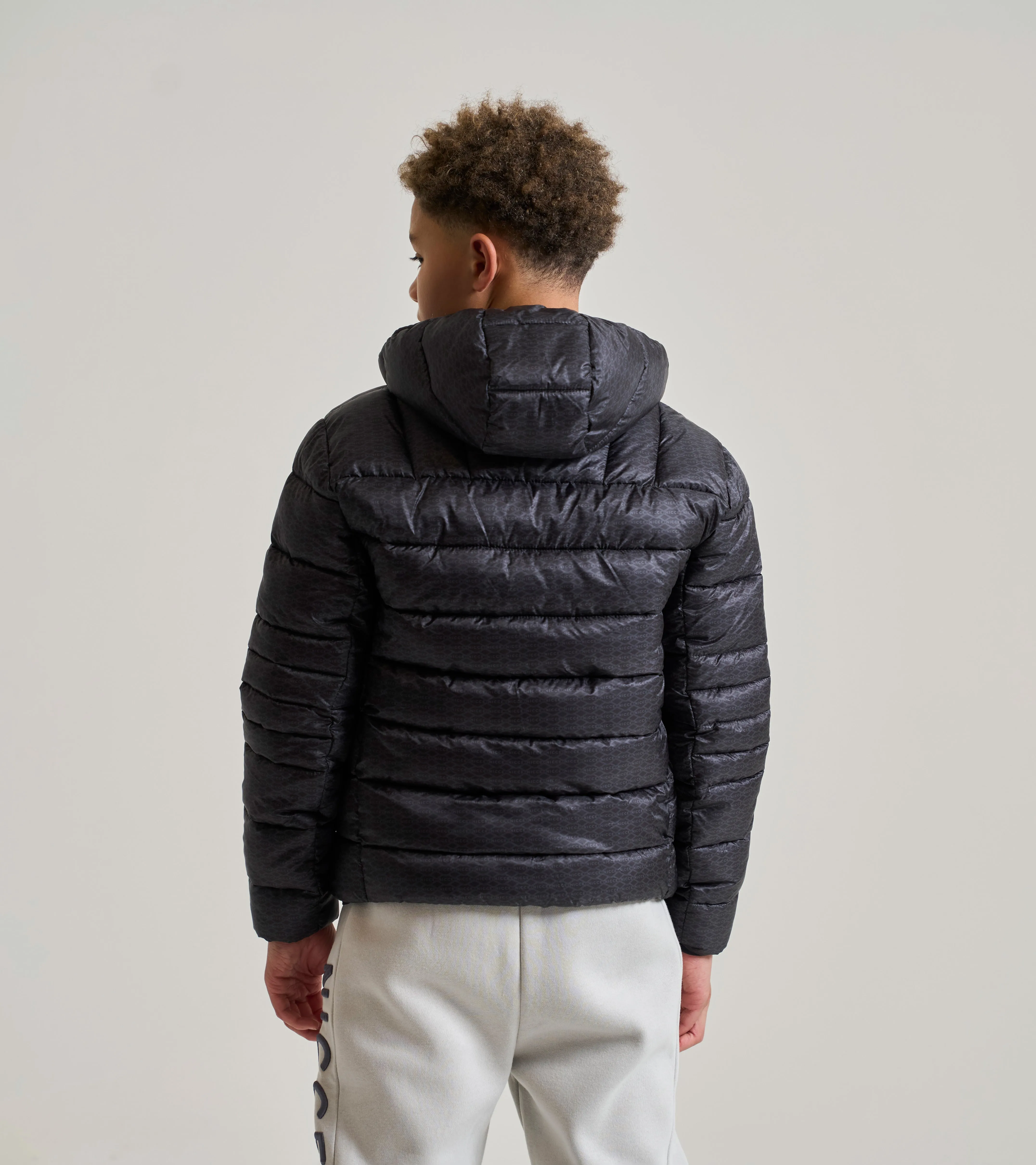 NICCE Boys Repeater Jacket | Black/Coal