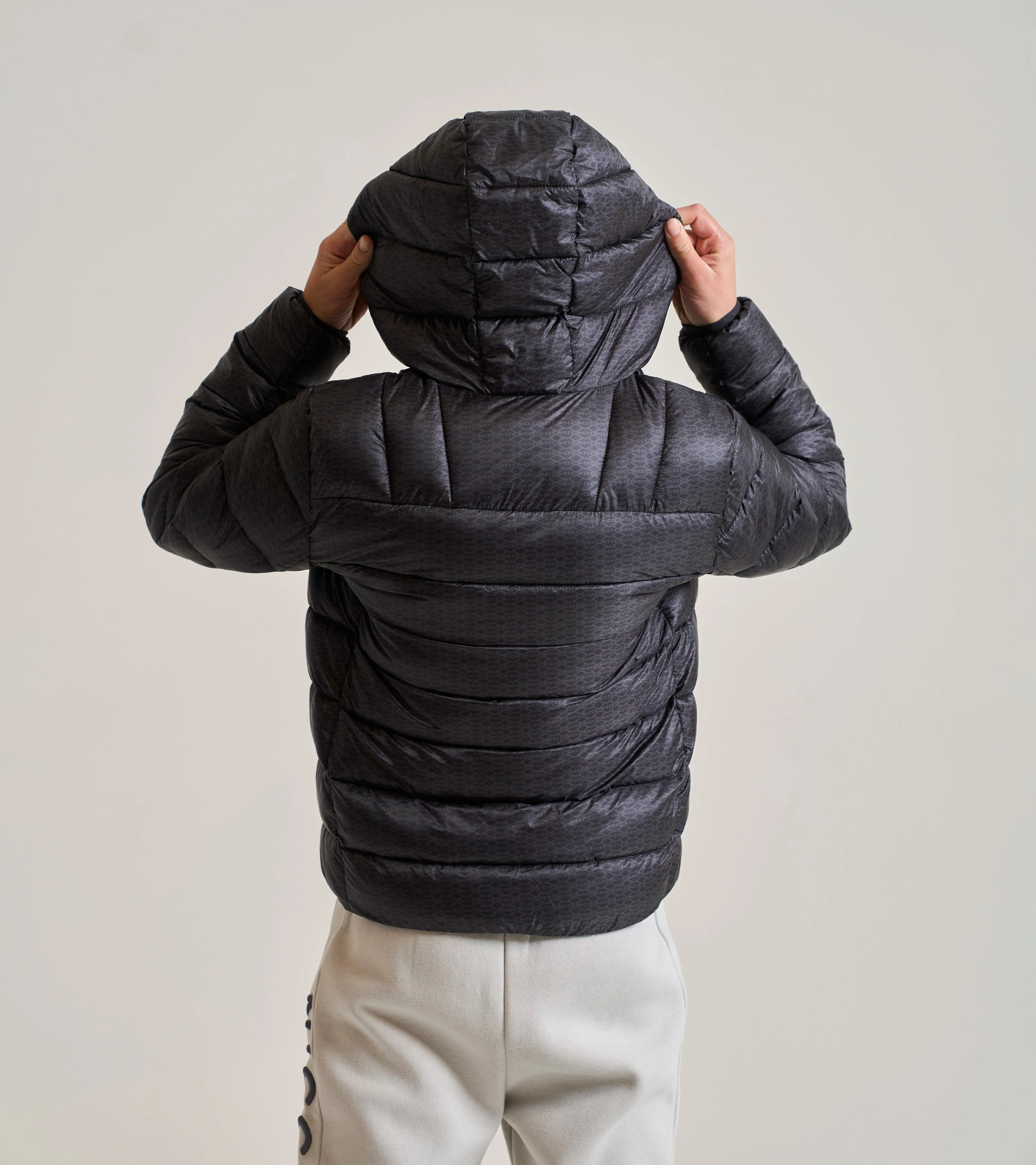 NICCE Boys Repeater Jacket | Black/Coal