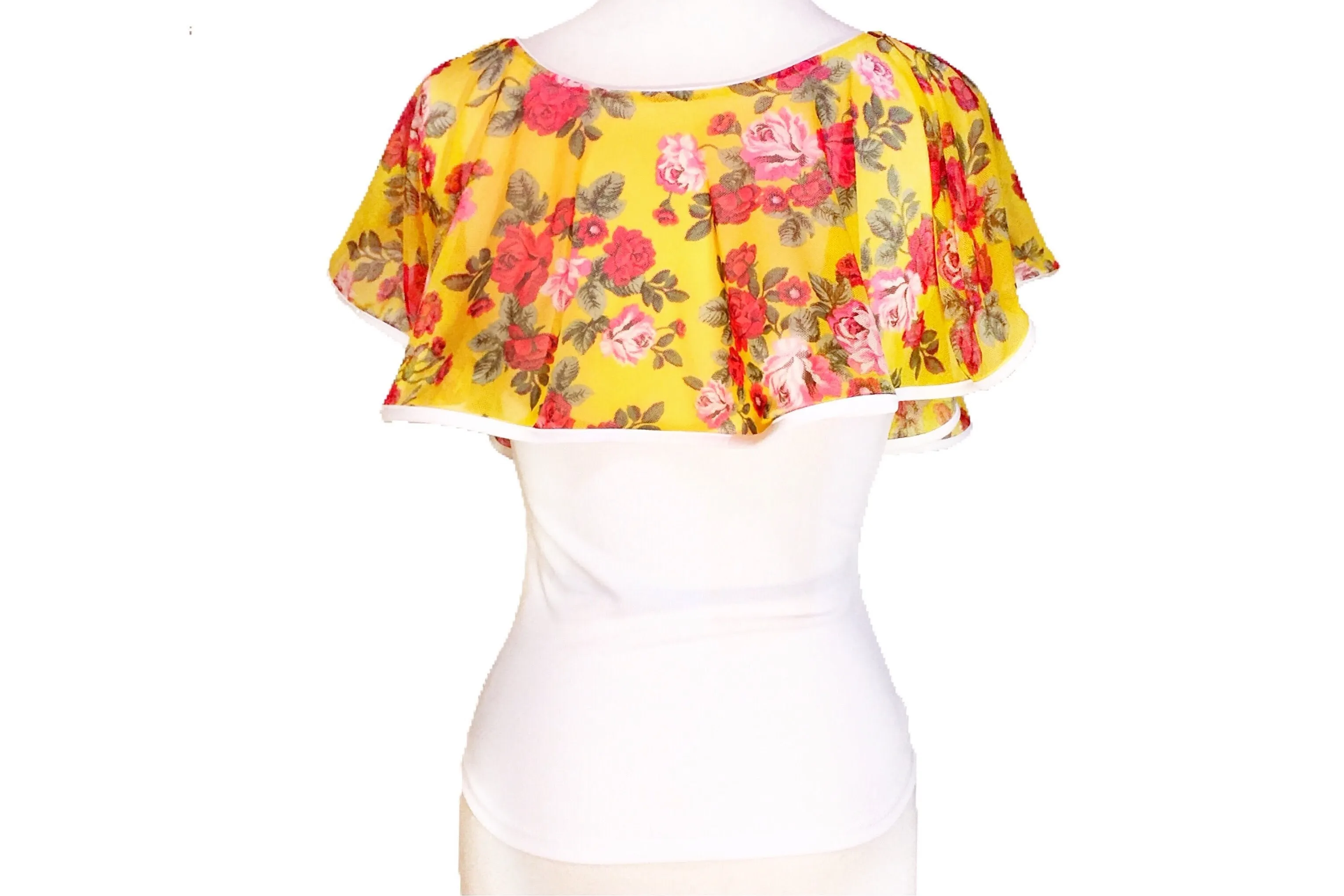 Romantic Summer Fitted Tank Tee