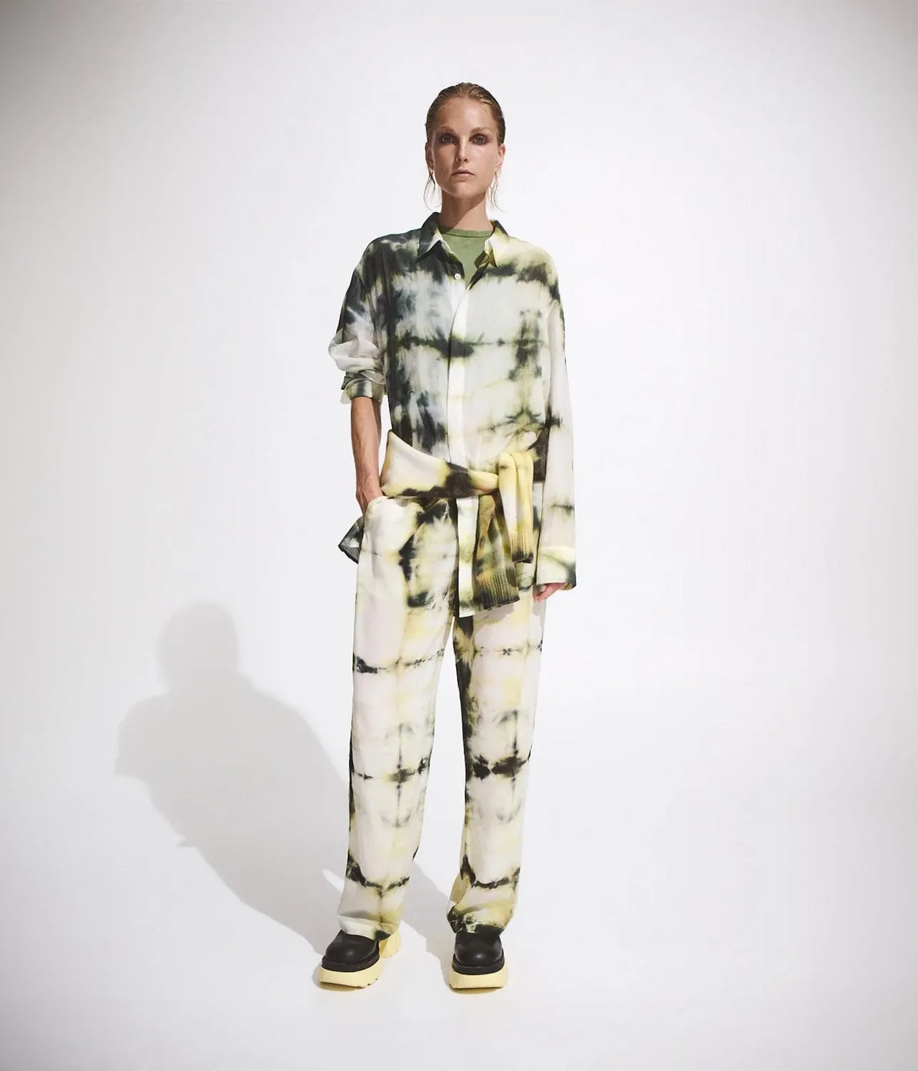 SILK COTTON COOL SHIRT- BEE STING