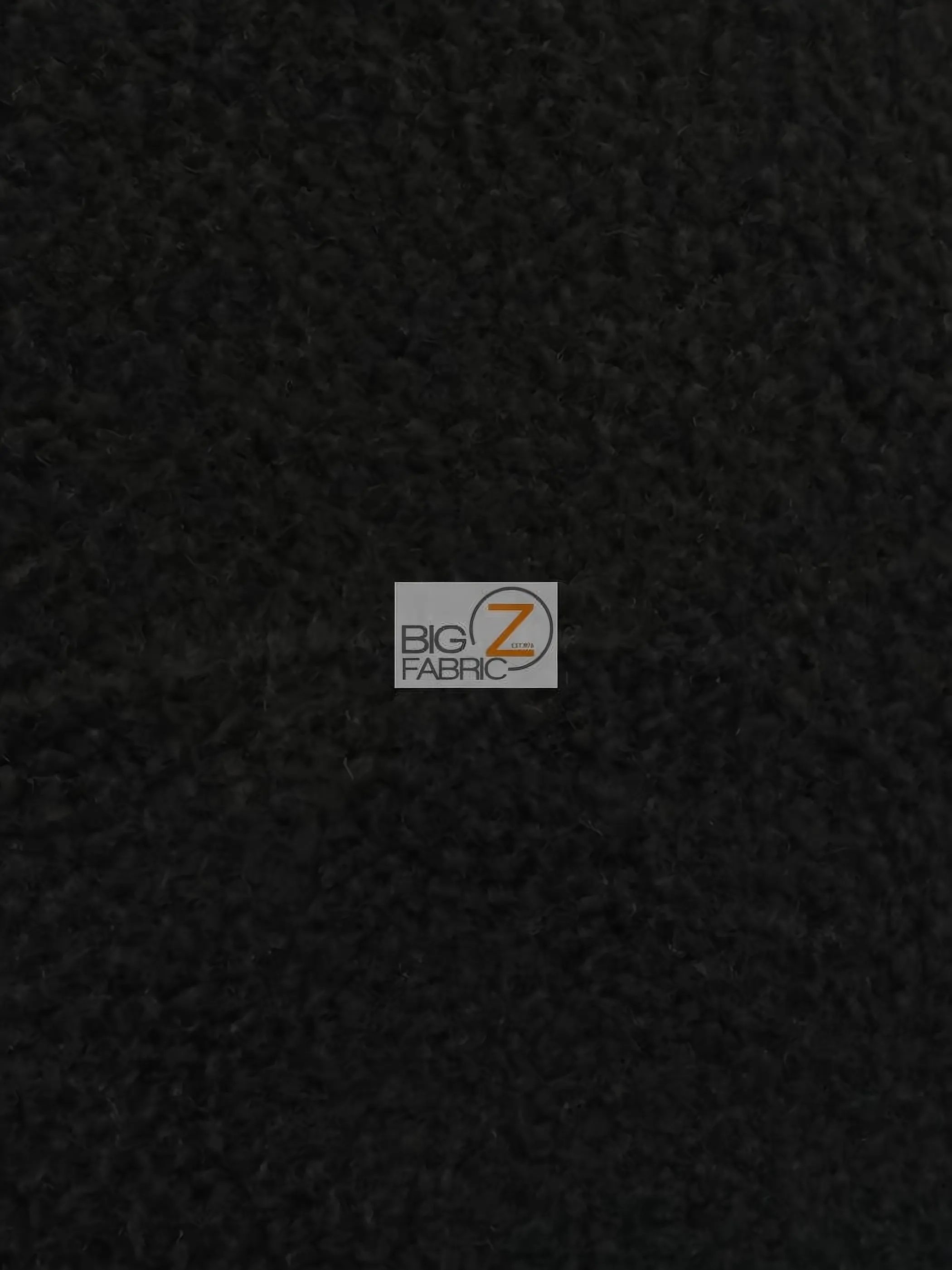 Solid Fleece Fabric / Black