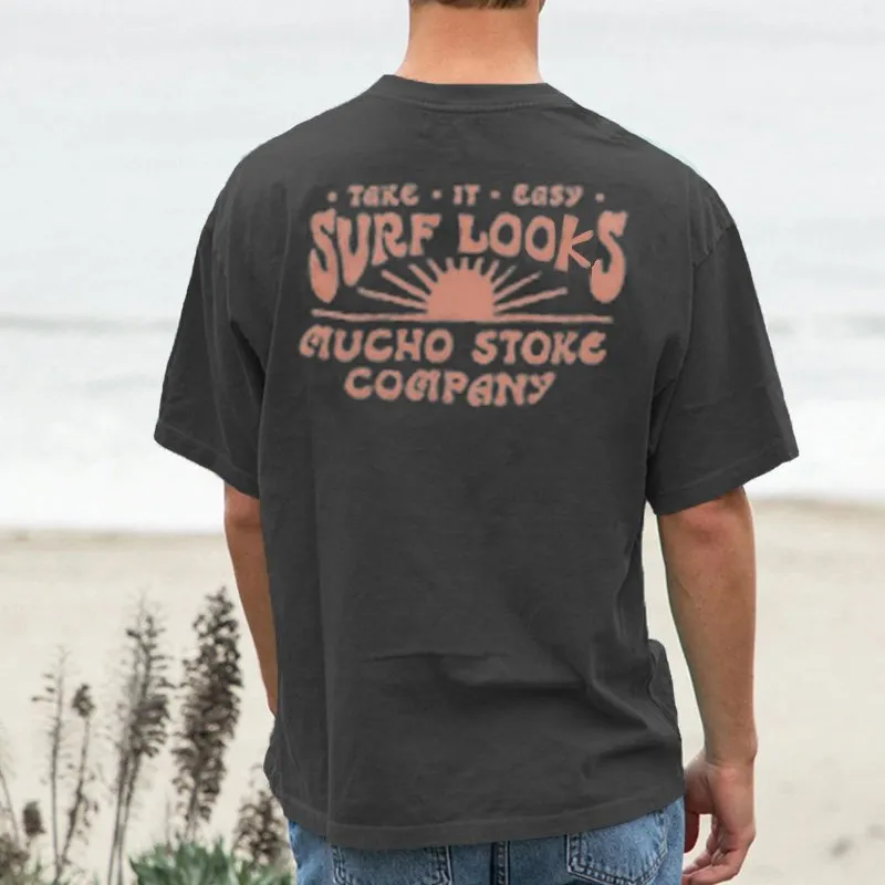 Summer Surf Retro Casual Tee