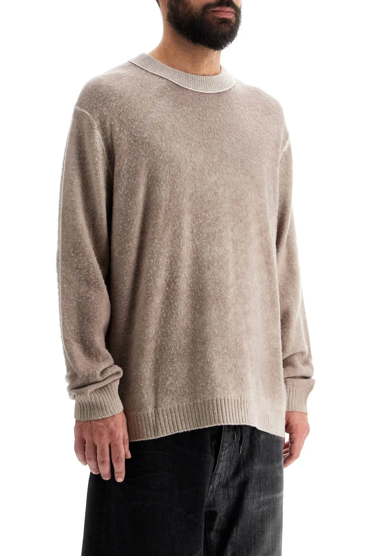 VINTAGE EFFECT PULLOVER SWEATER